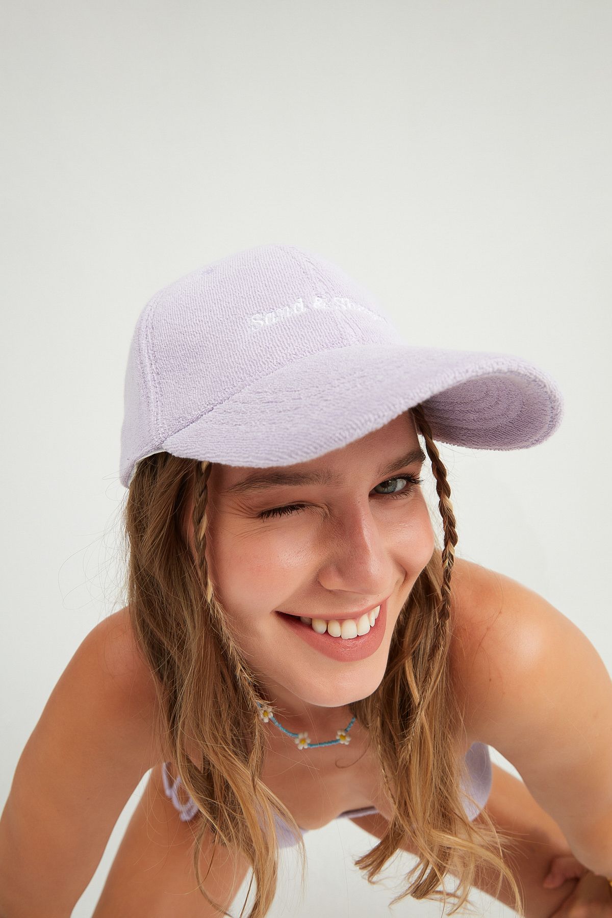 BEATRIX TERRY CAP  LAVENDER