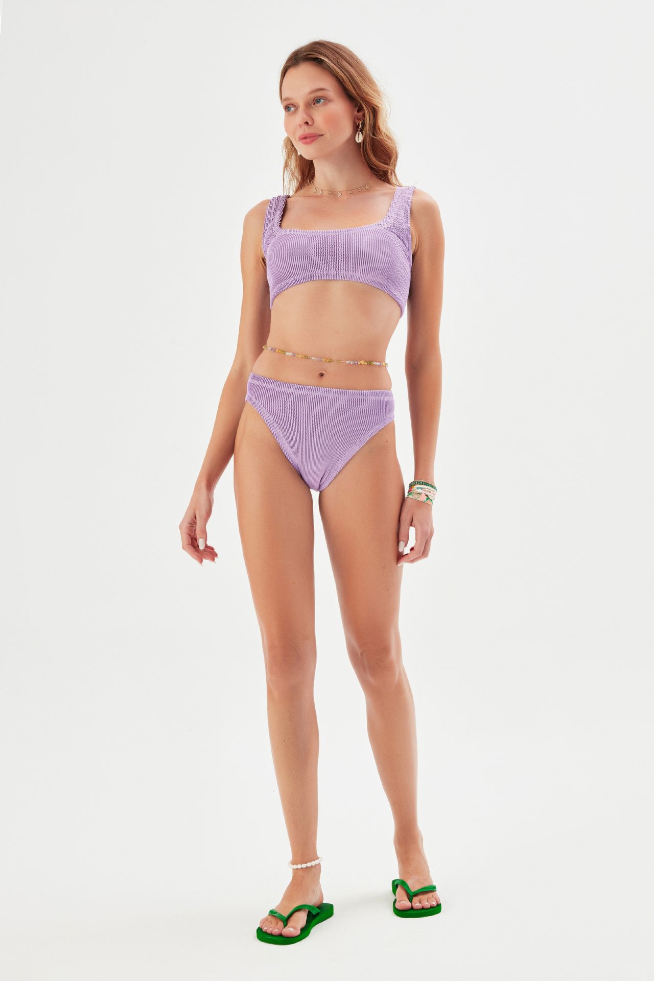 SOFI CRINKLE BIKINI SET LAVENDER