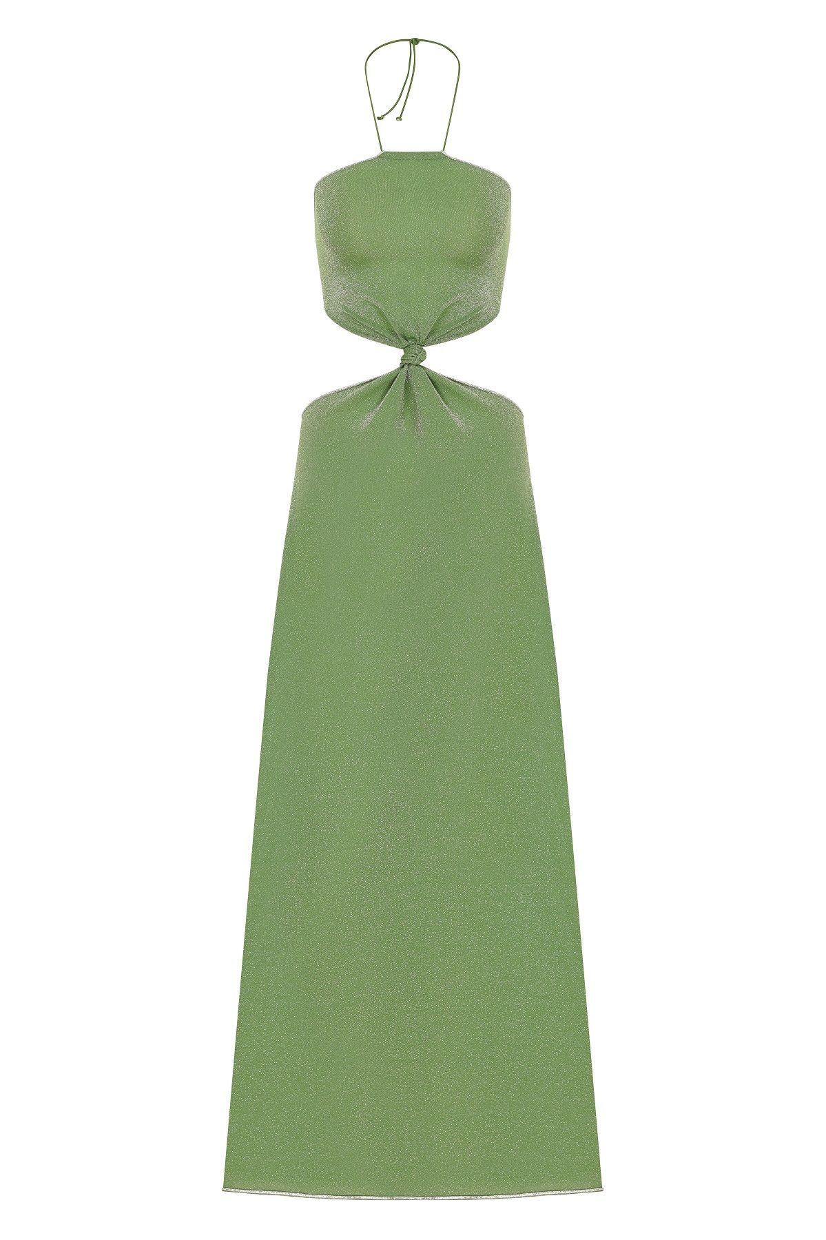 AIDAN KNOTTED MAXI DRESS GRASSHOPPER