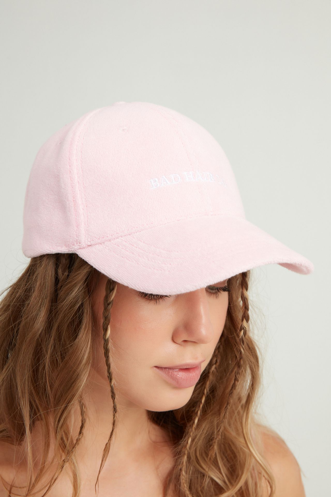 BEATRIX TERRY CAP PINK