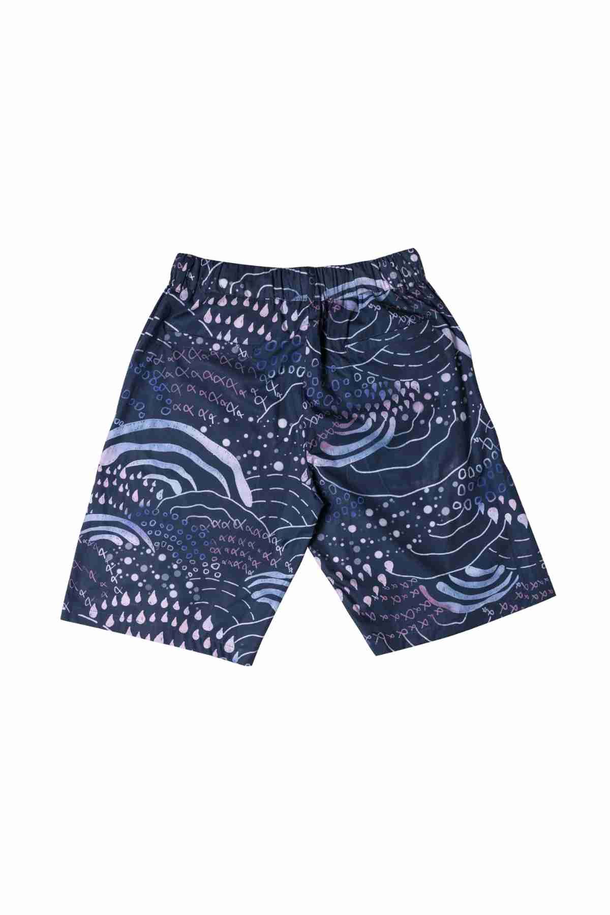 HANHAN STUDIO NAVY SHORT